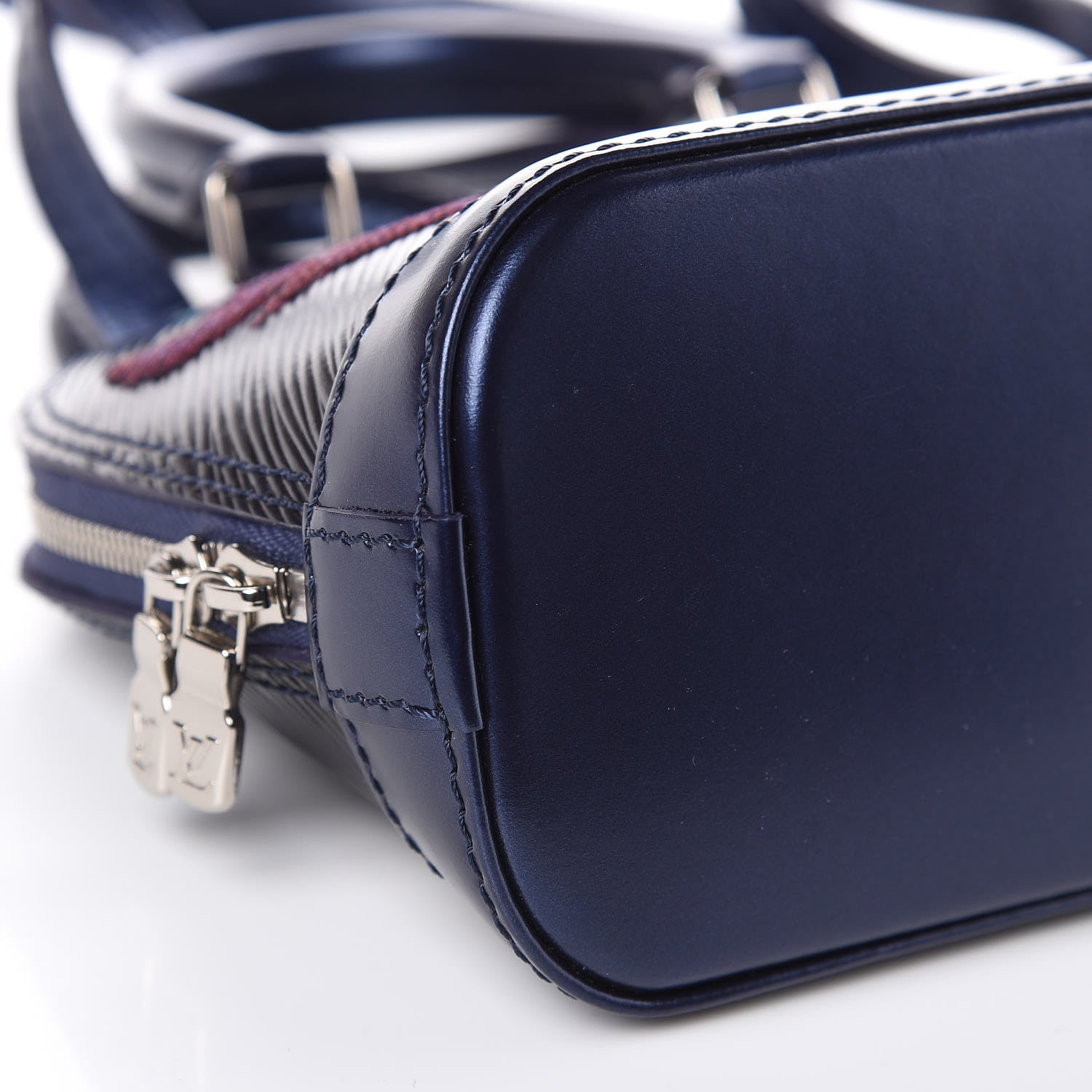 Louis Vuitton Epi Sequins Flame Alma Nano Blue Nuit 7 of 8