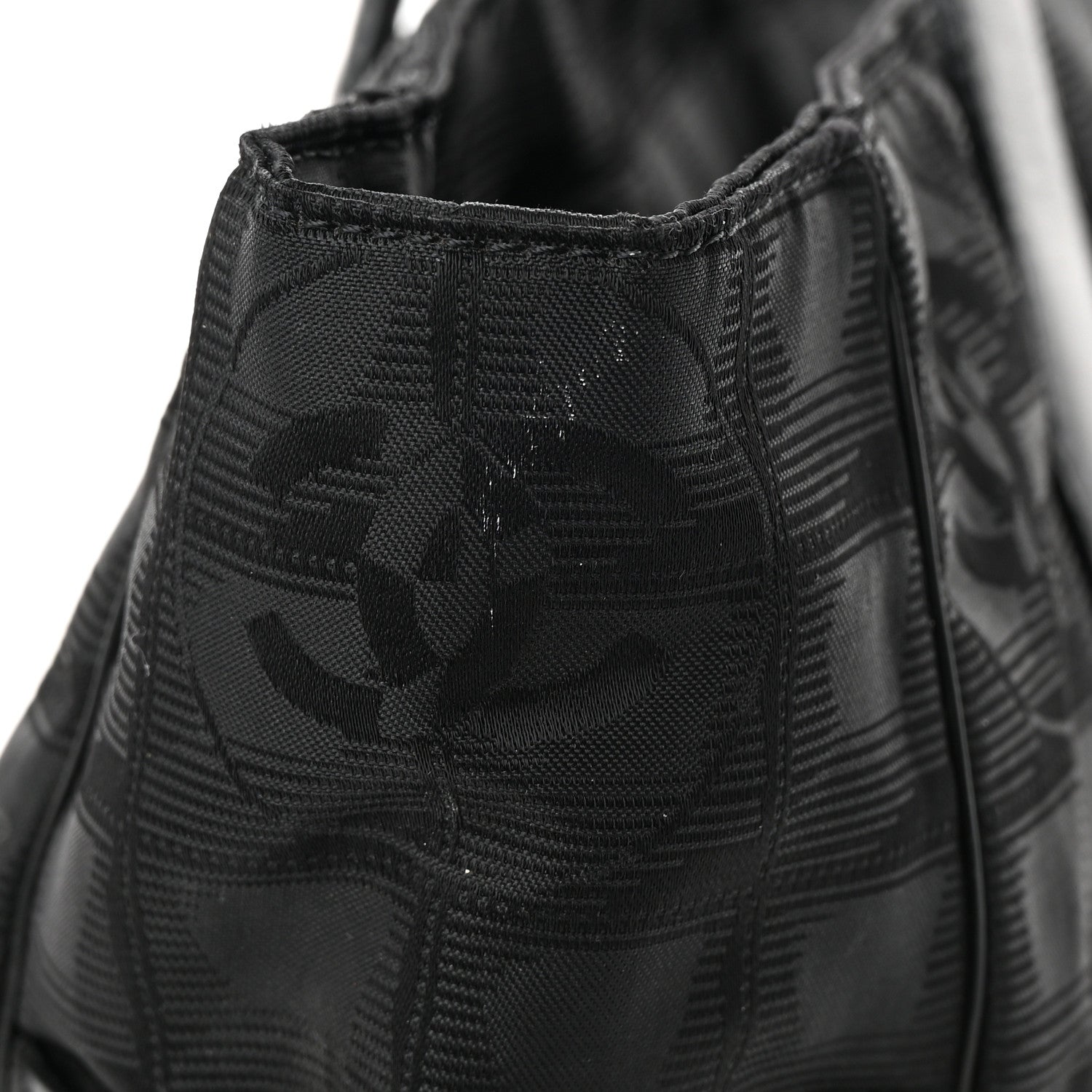 Chanel Nylon Medium Travel Tote Black 12 of 15