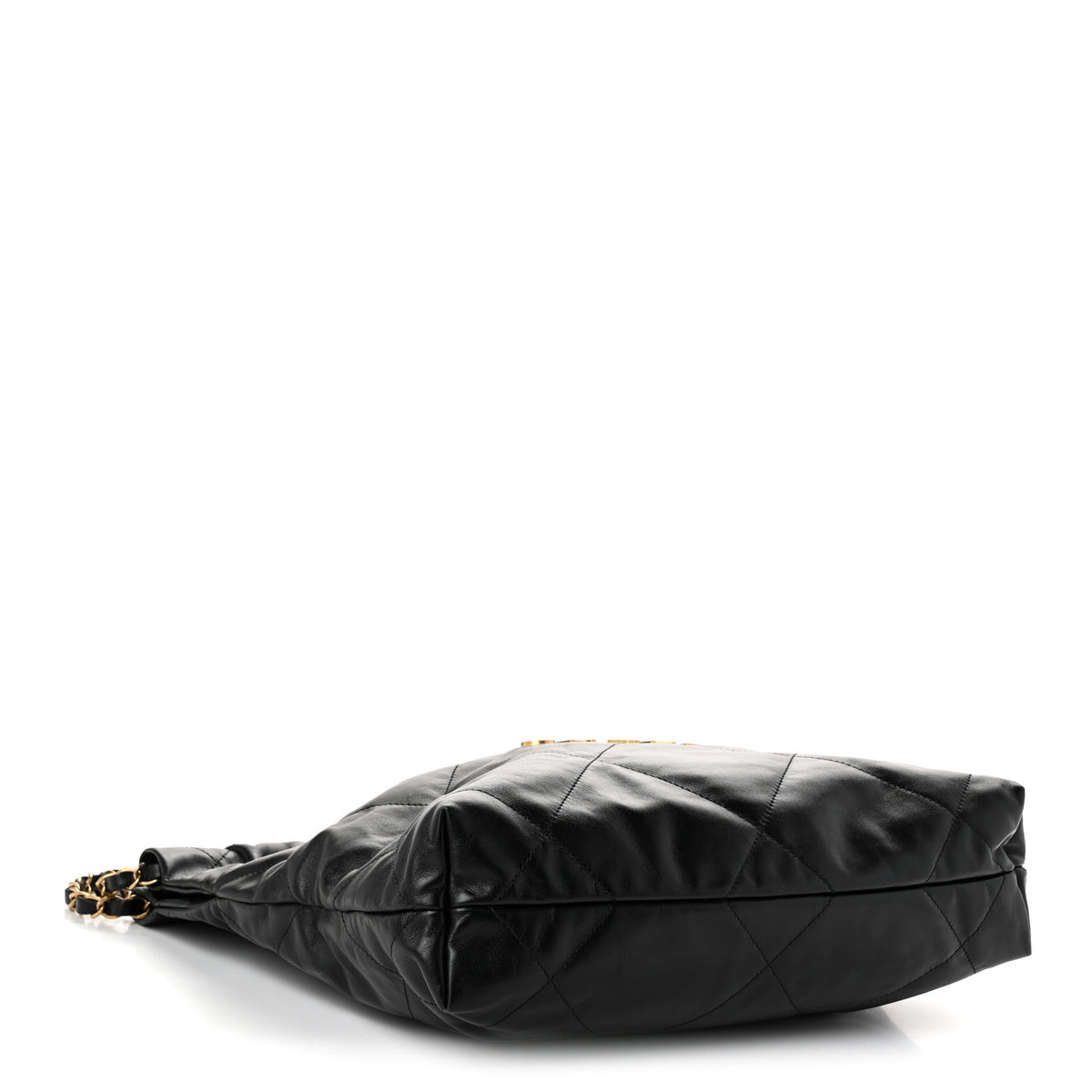 Chanel Shiny Calfskin Quilted Small Chanel 22  Black 5 of 11