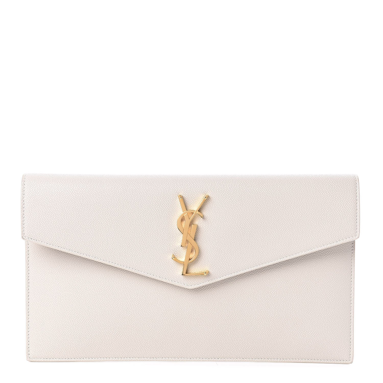Saint Laurent Grain De Poudre Uptown Pouch Crema Soft 1 of 8