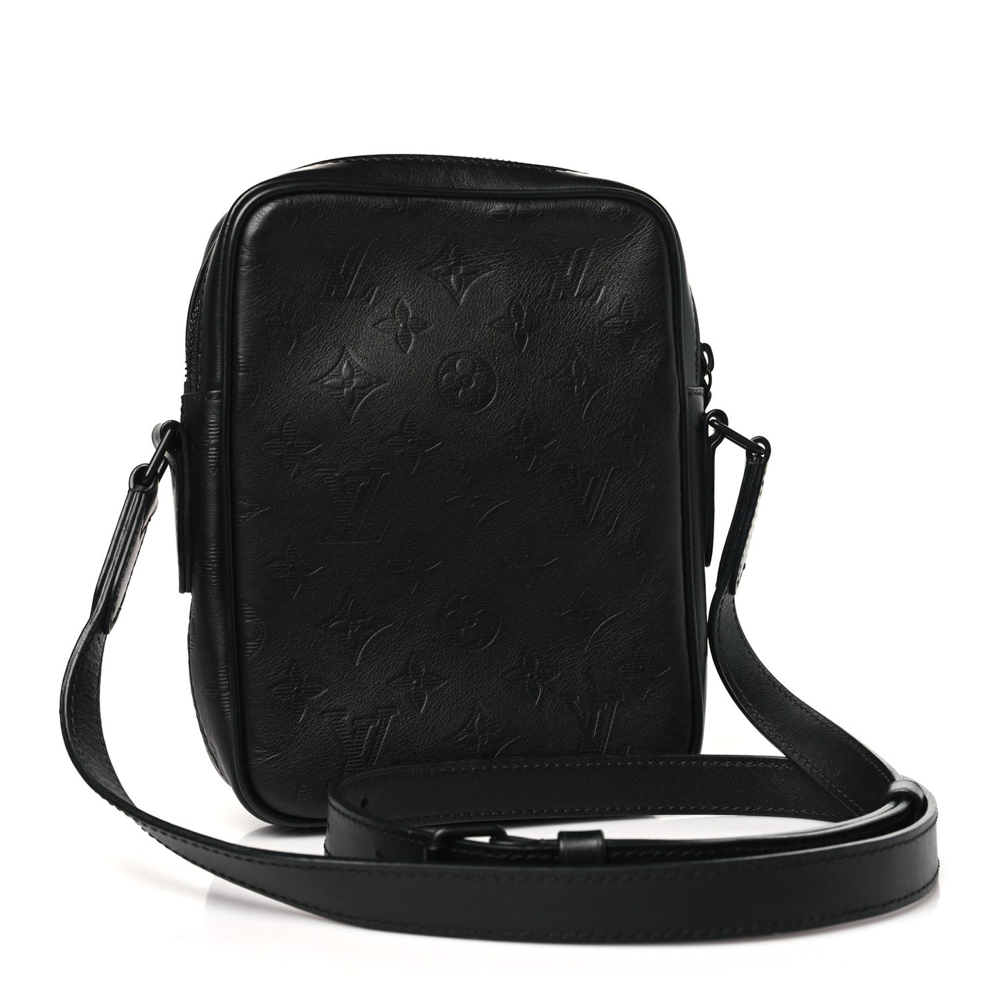Calfskin Monogram Shadow Danube PM Black
