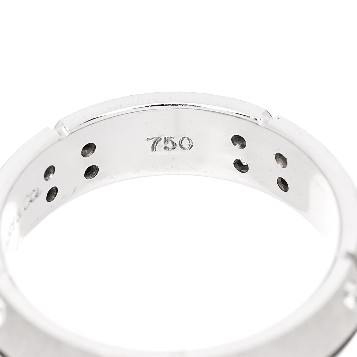 18K White Gold Diamond Streamerica Ring 49 5