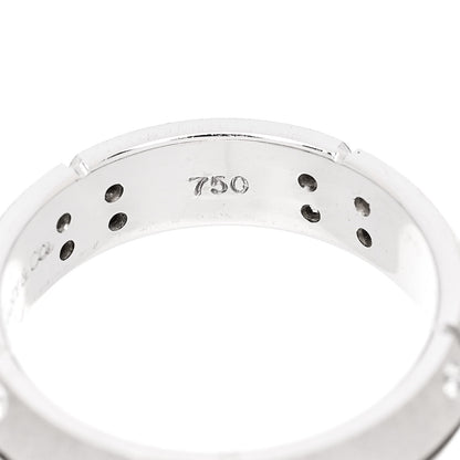 Tiffany 18K White Gold Diamond Streamerica Ring 49 5 6 of 6