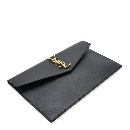 Saint Laurent Grain De Poudre Uptown Pouch Black 4 of 8