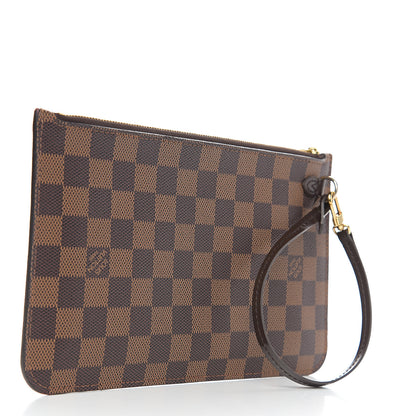 Louis Vuitton Damier Ebene Neverfull MM GM Pochette 2 of 8