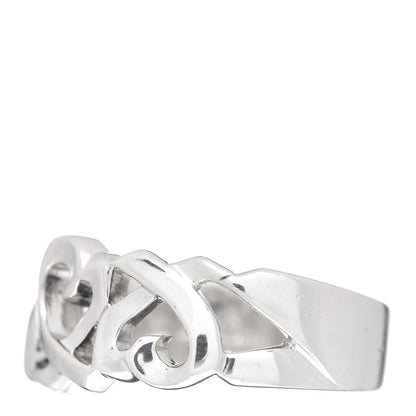 Tiffany Sterling Silver Paloma Picasso Loving Hearts Ring 54 7 3 of 5
