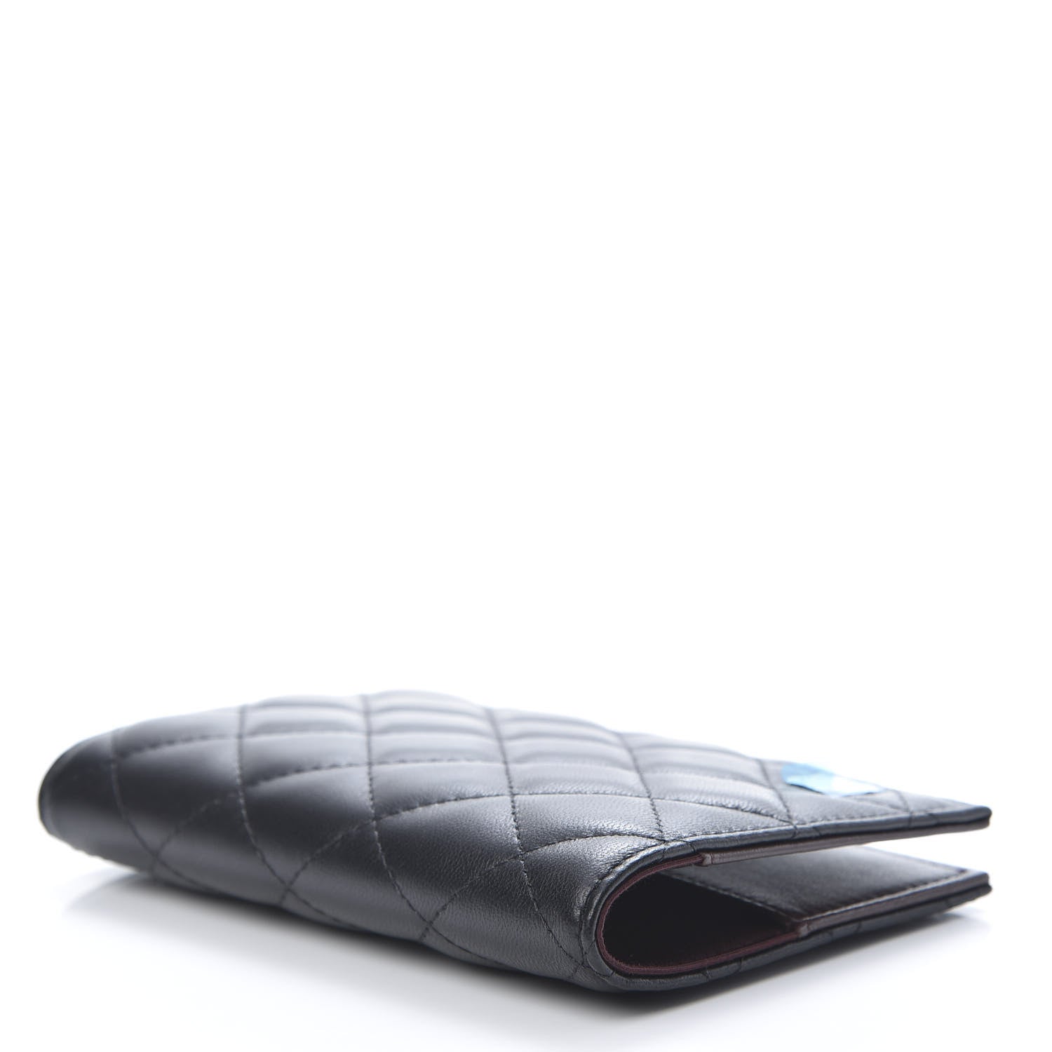 Chanel Lambskin Quilted Passport Holder Black 4 of 8