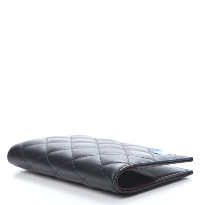 Chanel Lambskin Quilted Passport Holder Black 4 of 8