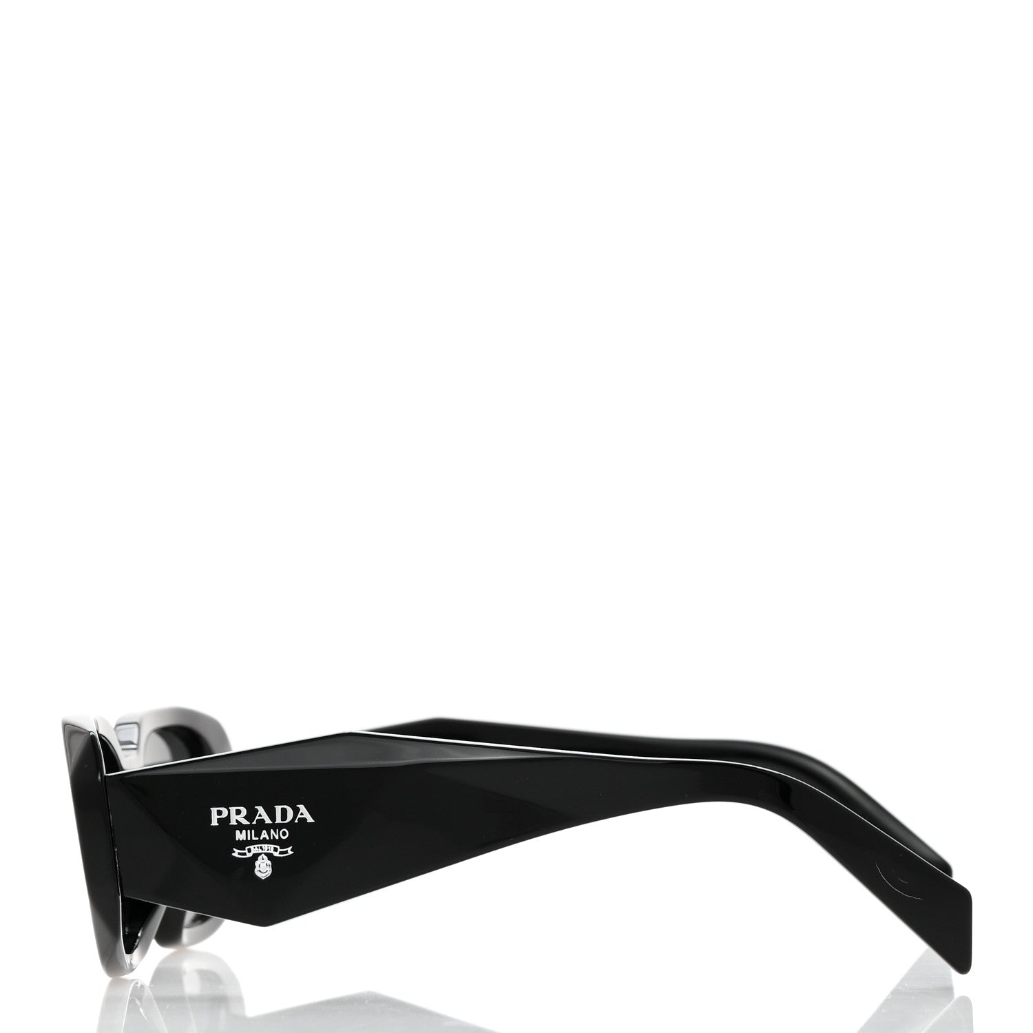 Prada Acetate Symbole Sunglasses SPR 17W Black 3 of 12
