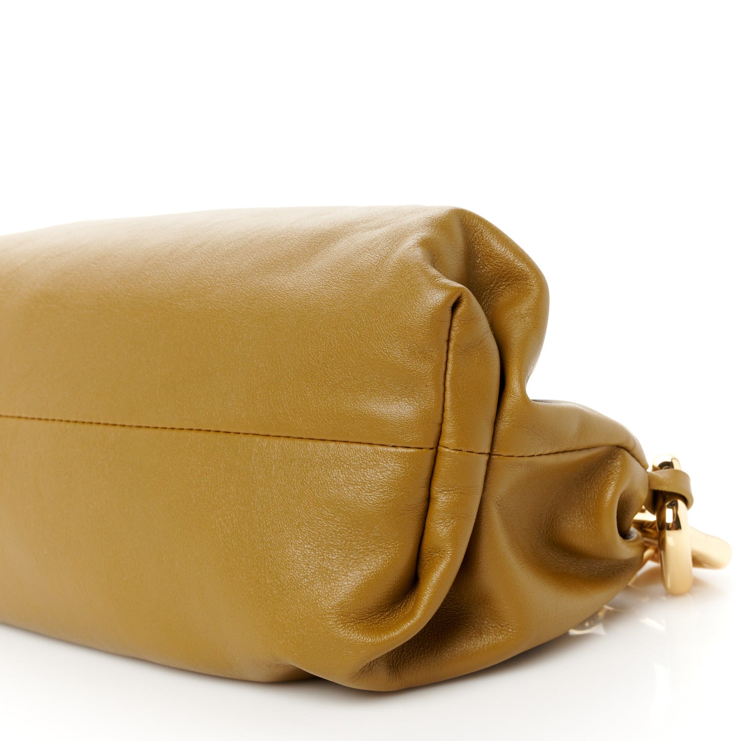 Calfskin The Pouch Chain Moutarde