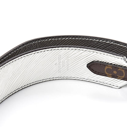 Louis Vuitton Epi Monogram Bandouliere Shoulder Strap Silver 3 of 3