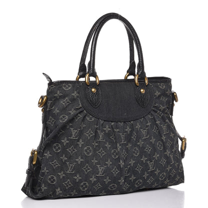 Louis Vuitton Denim Neo Cabby MM Black 3 of 10