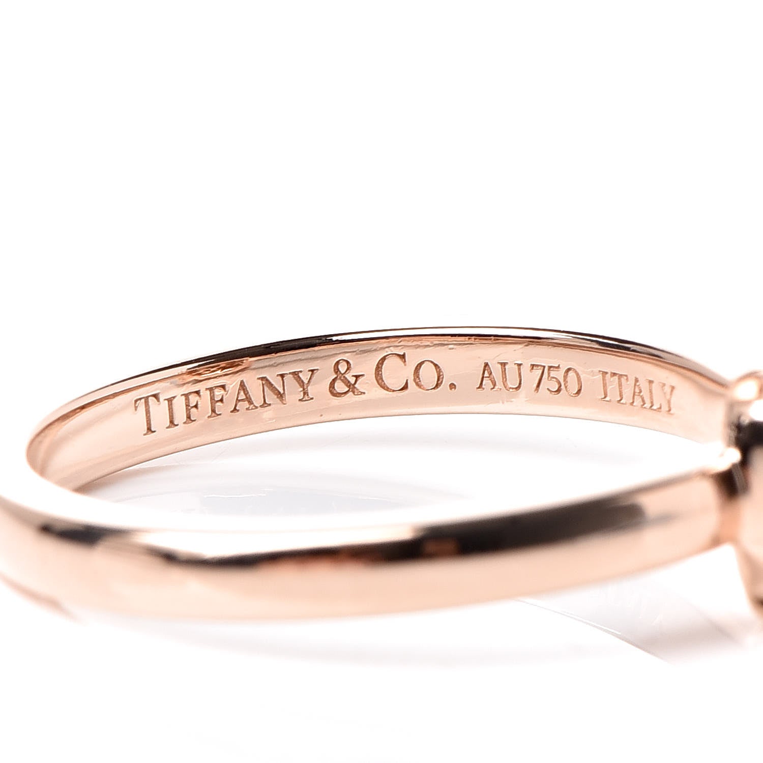 Tiffany 18K Rose Gold Pink Sapphire 7mm Paloma Picasso Sugar Stacks Ring 52 6 5 of 6