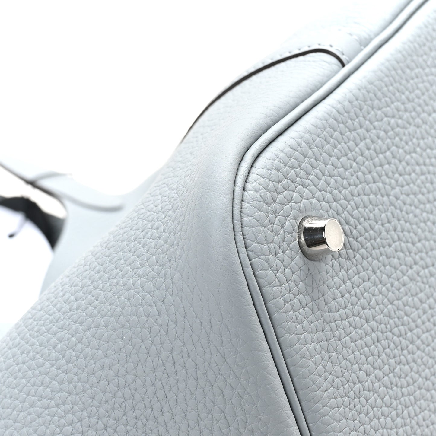 Taurillon Clemence Picotin Lock 22 MM Gris Pantin