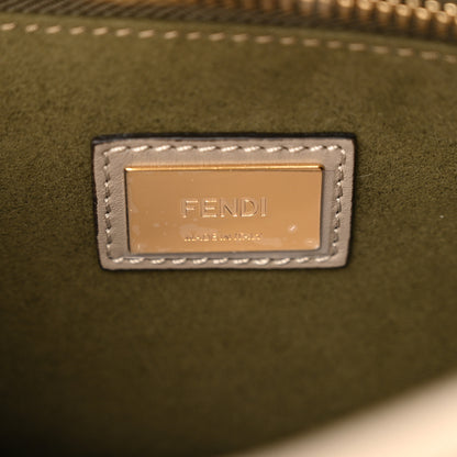 Fendi Vitello Seta Plexiglass Tortoise Medium Peekaboo Iconic Satchel Tortora 7 of 10