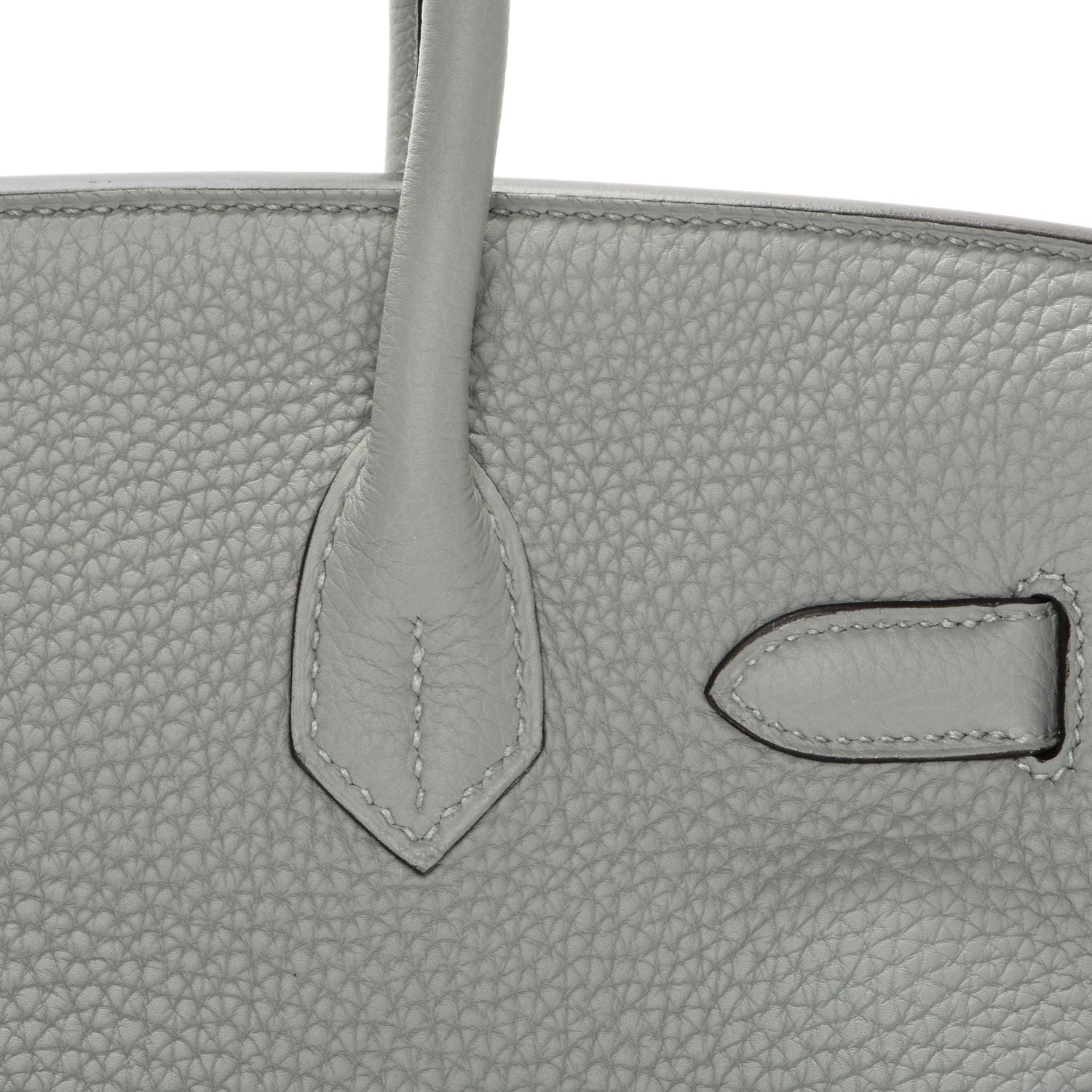 Hermes Togo Birkin 30 Gris Mouette 8 of 24