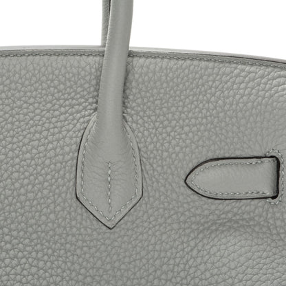 Hermes Togo Birkin 30 Gris Mouette 8 of 24