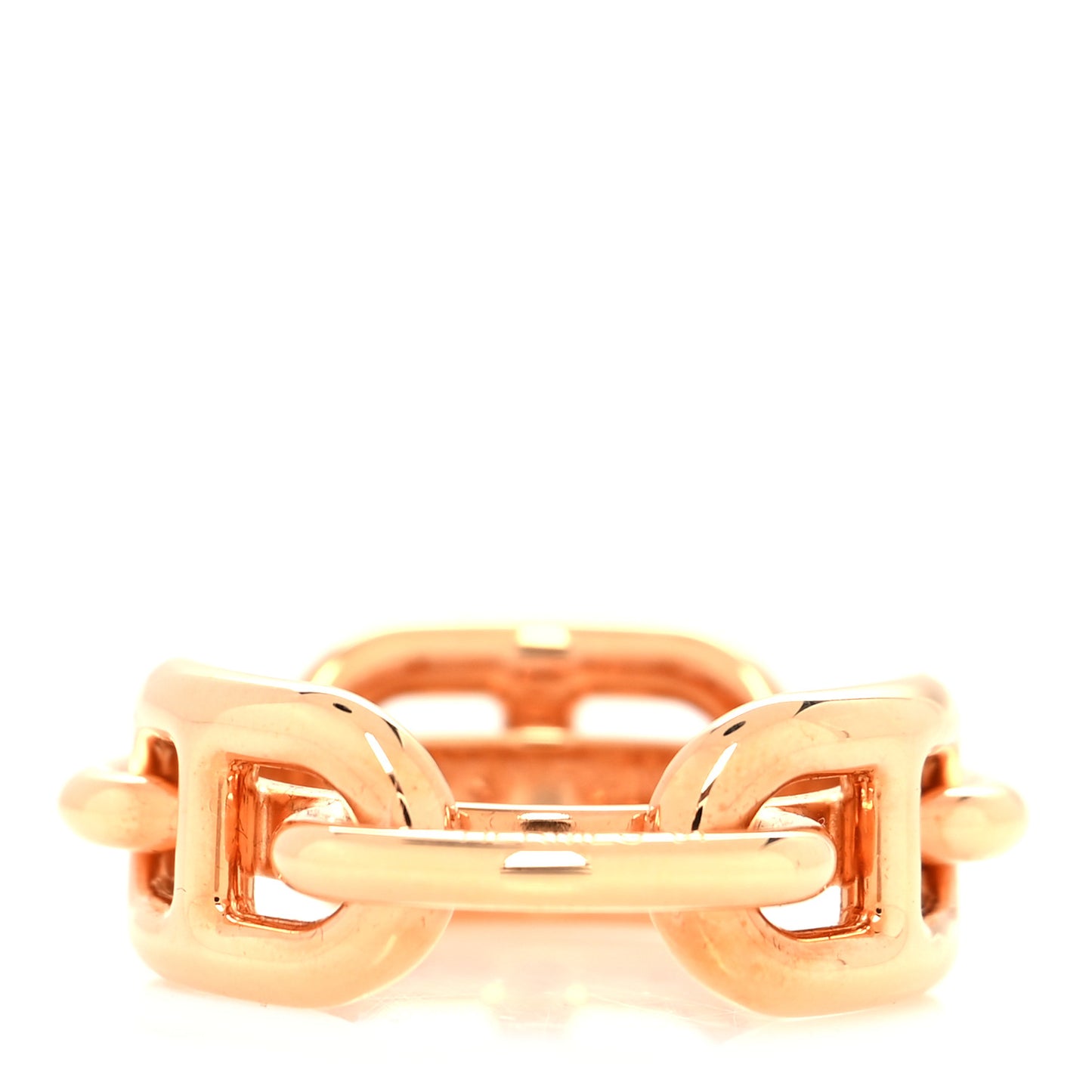 Plated Brass Regate Scarf Ring Plaqué Or Rose