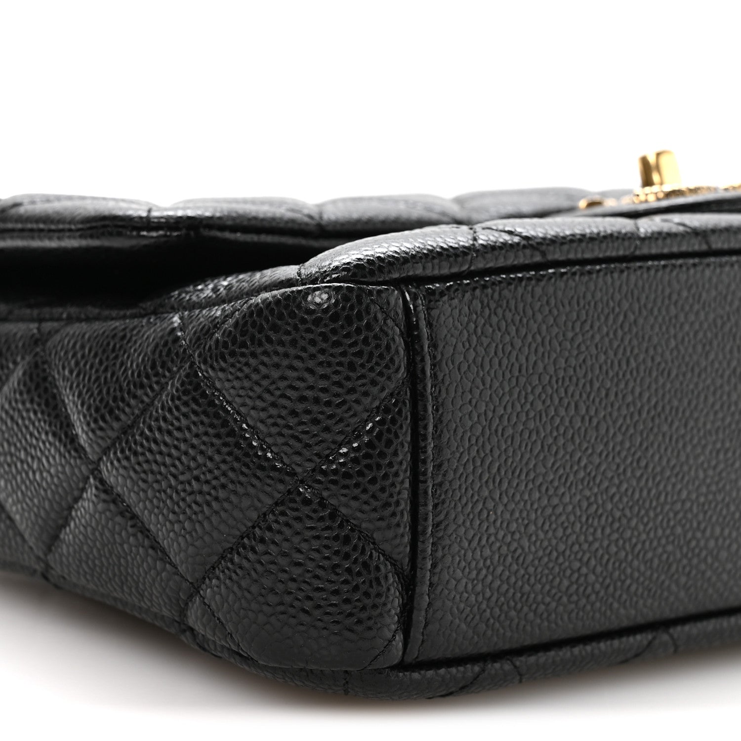 Chanel Grained Lambskin Quilted Small Flap Black 8 of 10