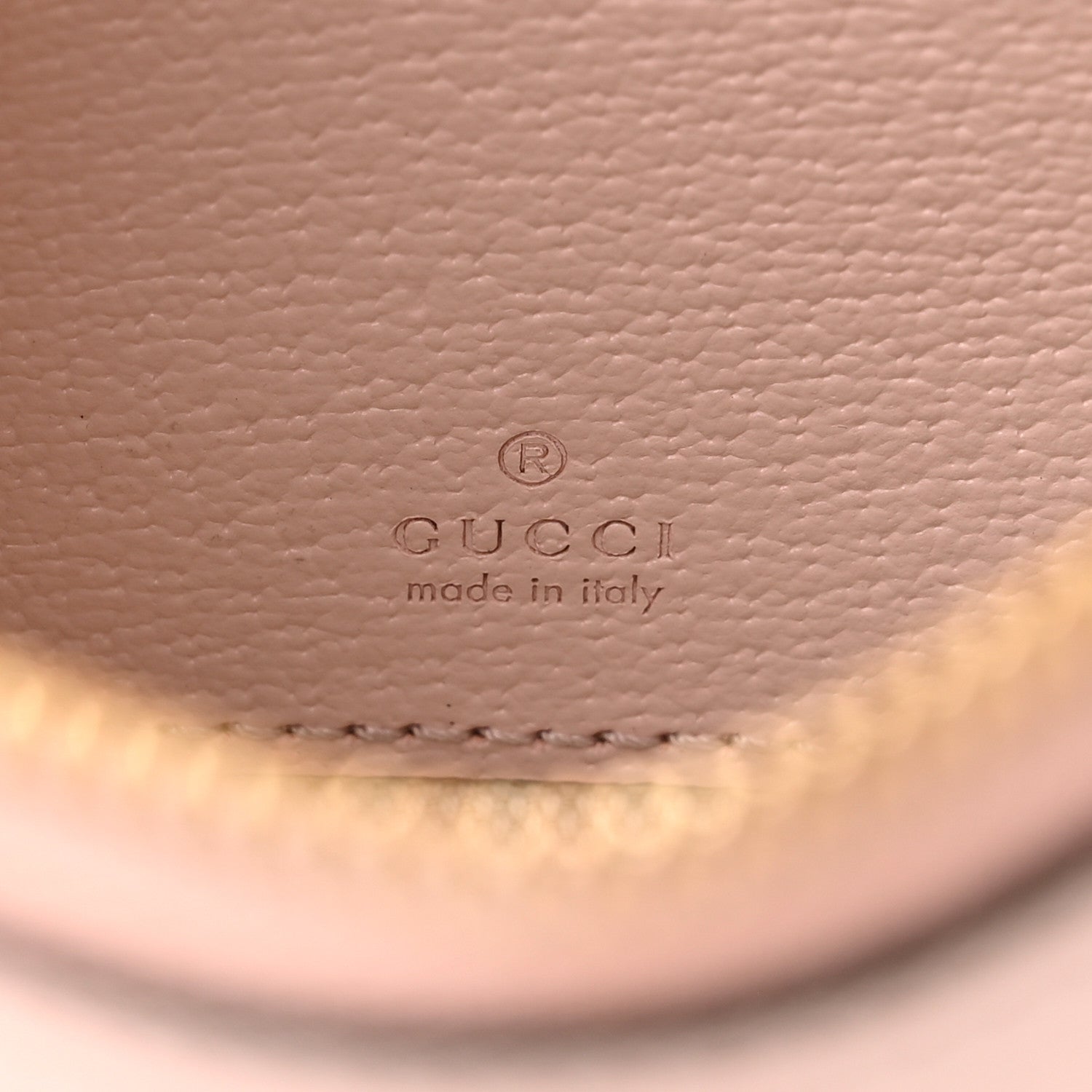 Gucci Monogram Jumbo GG Textured Dollar Calfskin Mini Ophidia Half Moon Hobo Beige Perfect Pink 6 of 10