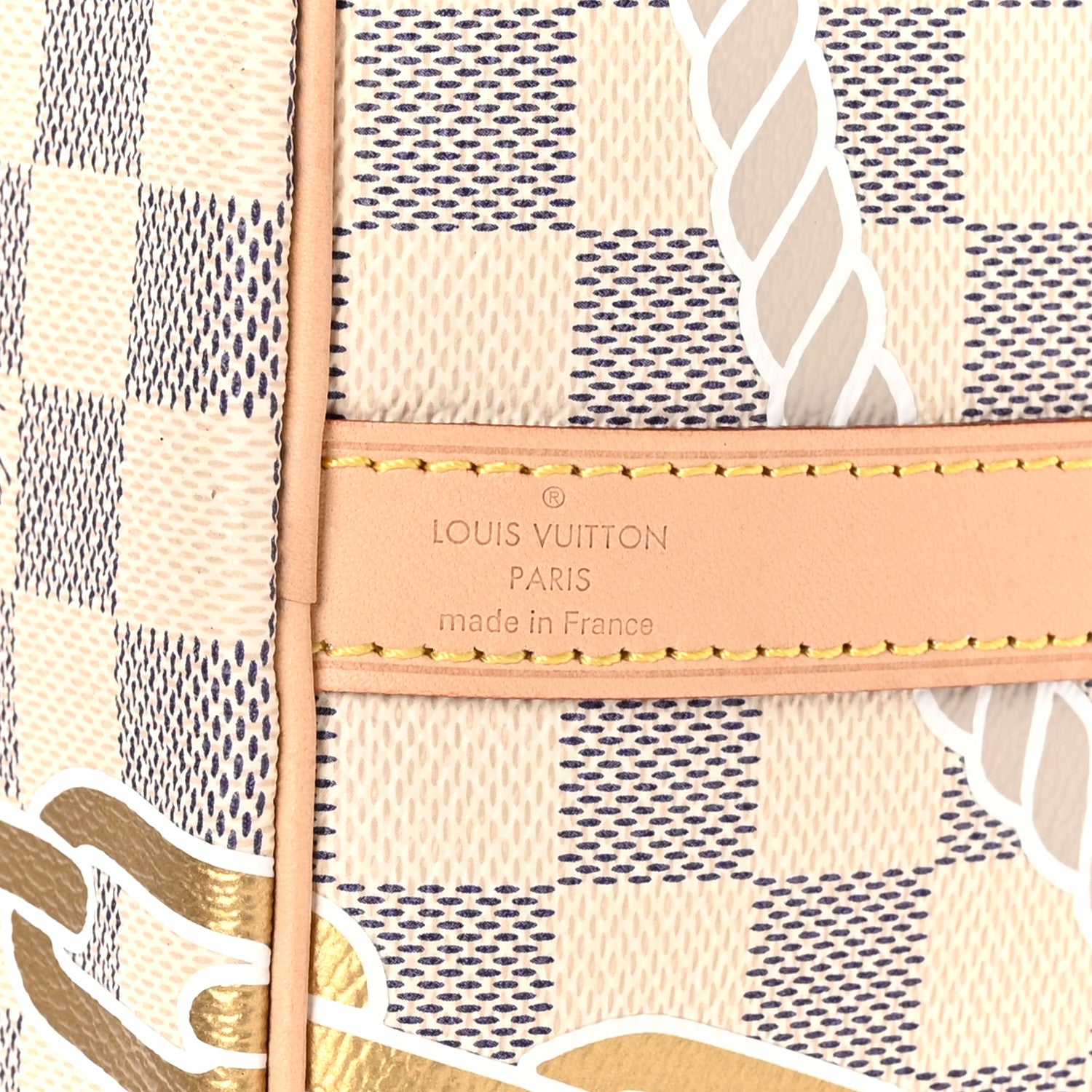 Louis Vuitton Damier Azur Nautical Speedy Bandouliere 25 7 of 12