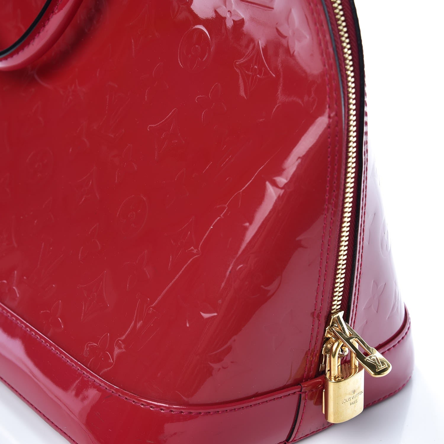 Louis Vuitton Vernis Alma GM Rose Indien 9 of 13