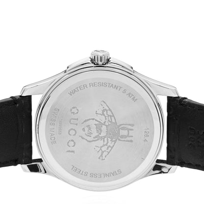 Gucci Stainless Steel Calfskin 38mm G-Timeless Quartz Watch Black 4 of 4