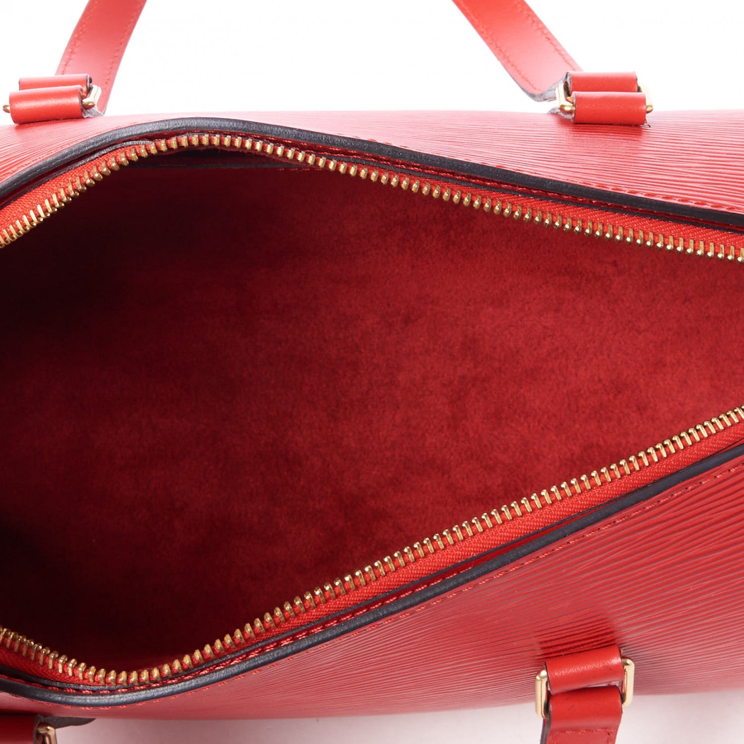 Louis Vuitton Epi Soufflot Castillan Red 4 of 9
