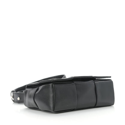 Bottega Veneta Paper Calfskin Intrecciato Cassette Black 4 of 8