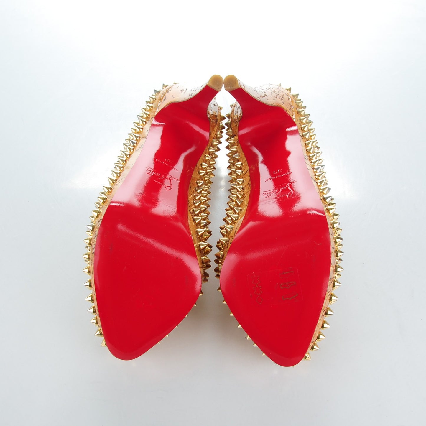 Cork Alti Spikes 160 Pumps 39 Natural Gold