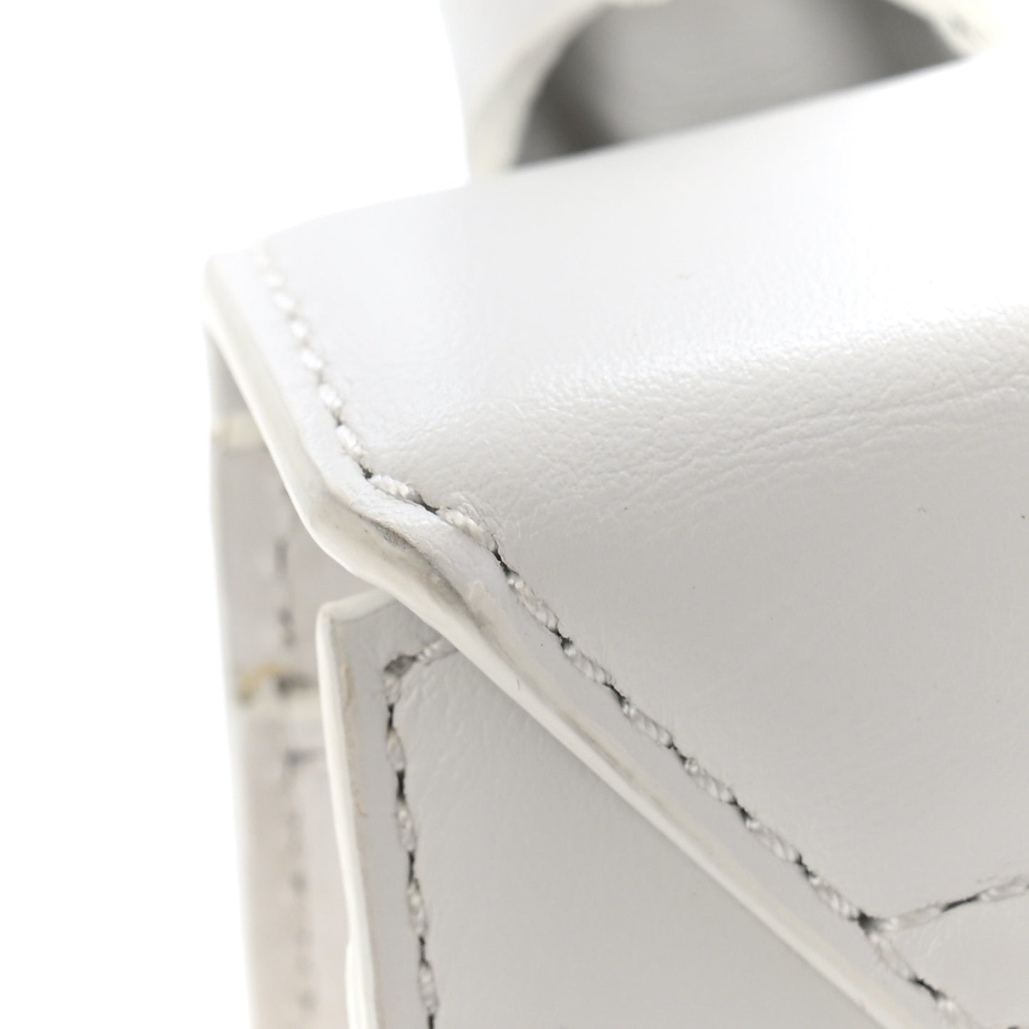 Smooth Calfskin Le Grand Chiquito White