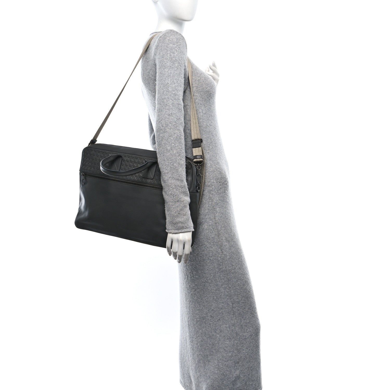 Bottega Veneta Nappa Intrecciato Briefcase New Steel 2 of 10