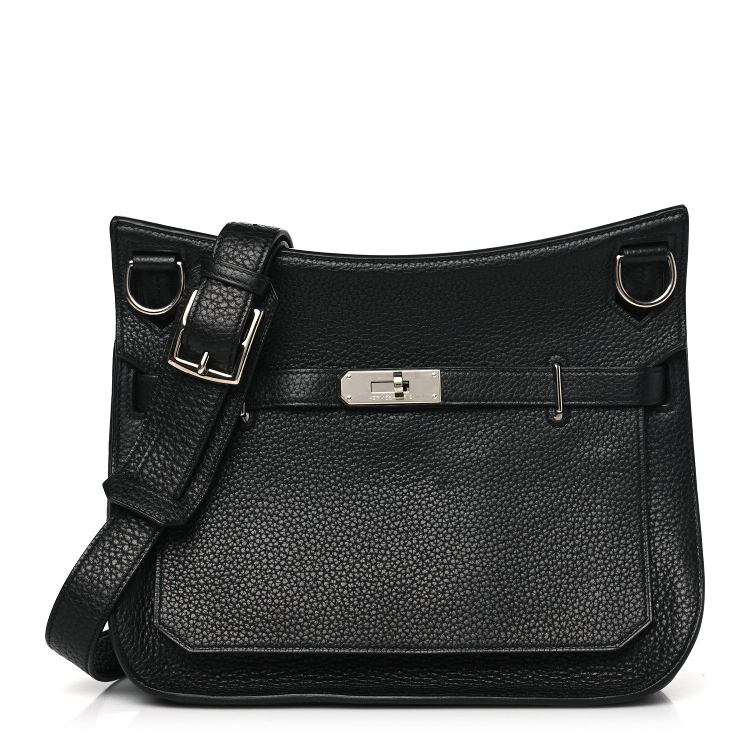 Hermes Taurillon Clemence Jypsiere 28 Black 1 of 10