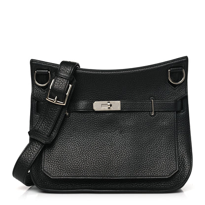Hermes Taurillon Clemence Jypsiere 28 Black 1 of 10