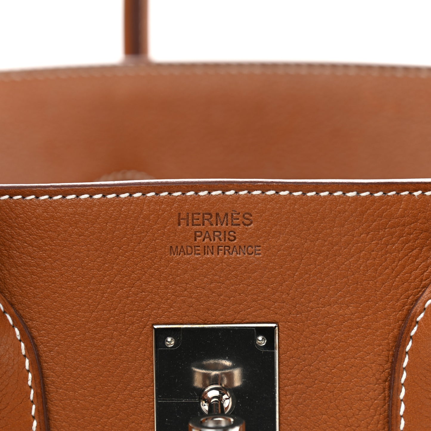 Natural Barenia Faubourg Birkin 35 Fauve