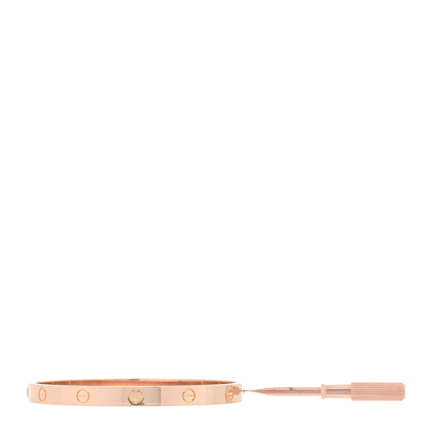 18K Pink Gold LOVE Bracelet 19