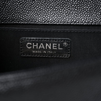 Chanel Caviar Quilted Medium Boy Flap Black 6 of 12