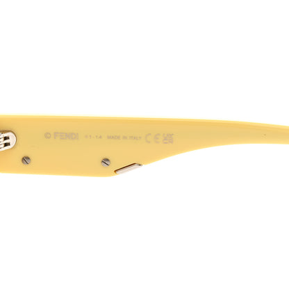 Fendi Acetate Fendi First Round Sunglasses FE40135F Yellow 5 of 7