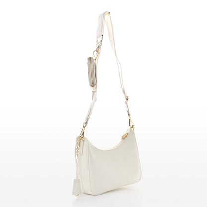 Prada Saffiano Re-Edition 2005 Shoulder Bag White 3 of 9