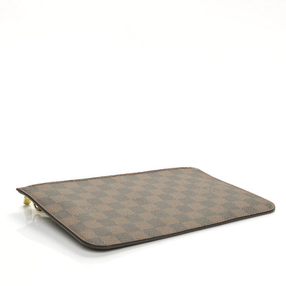 Louis Vuitton Damier Ebene Neverfull MM GM Pochette Rose Ballerine 4 of 6