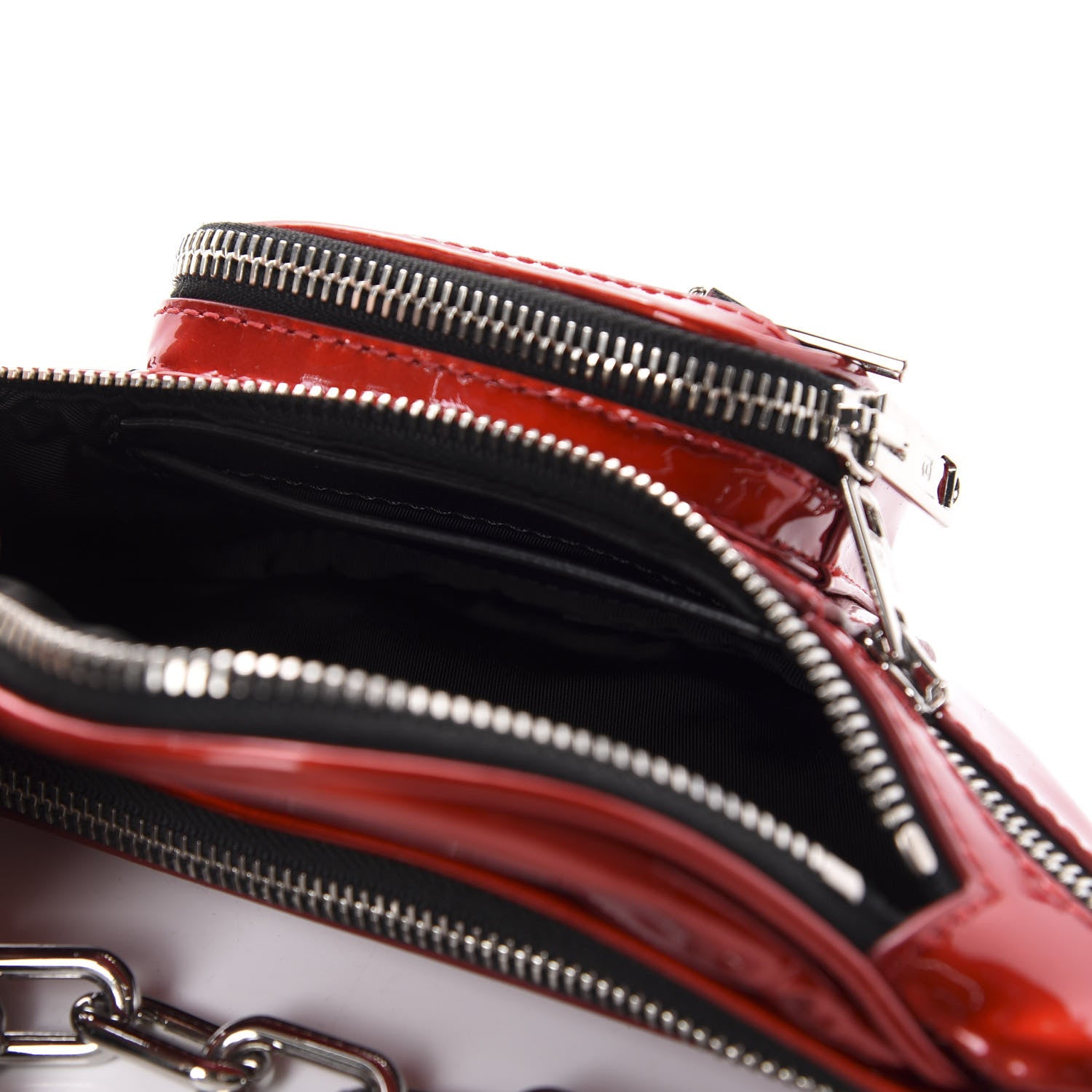 Alexander Wang Patent Attica Mini Belt Bag Red 9 of 10