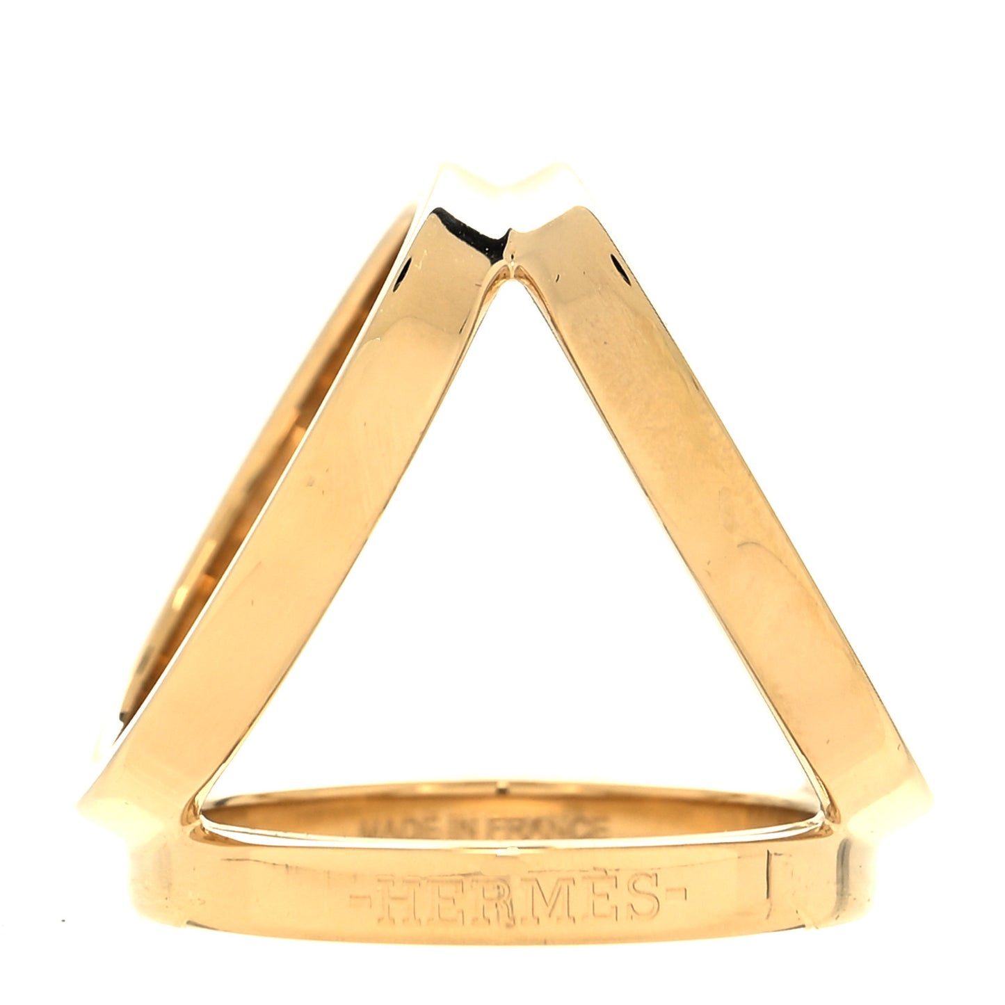 Permabrass Gold Plated Trio Scarf Ring