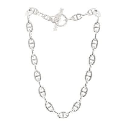 Hermes Sterling Silver MM Chaine D'Ancre Necklace 3 of 6