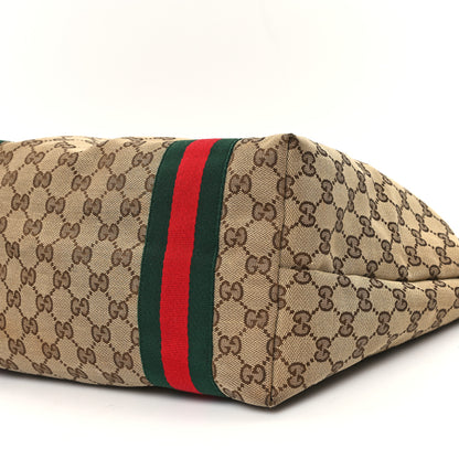 Gucci Monogram Web Large Jolie Tote Brown 10 of 10