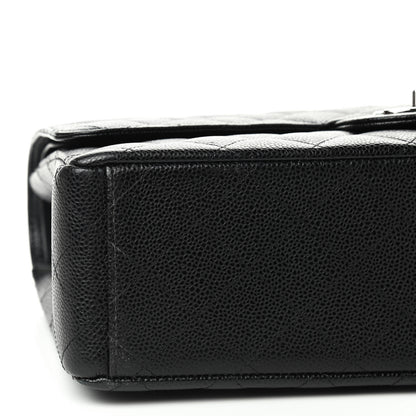 Chanel Caviar Quilted Maxi Double Flap Black 6 of 10
