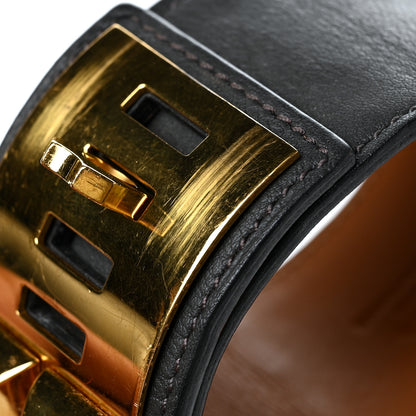 Hermes Box Collier de Chien CDC Bracelet S Chocolate 6 of 8