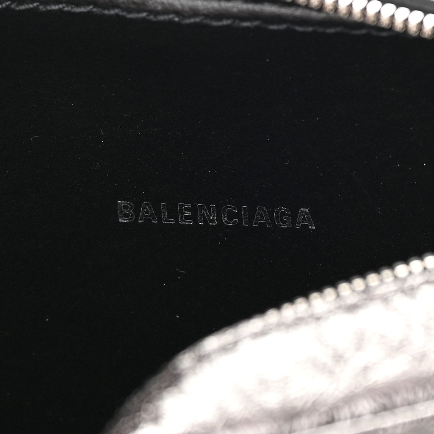 Balenciaga Metallic Textured Calfskin XS Everyday Camera Bag with Handle Black 6 of 10