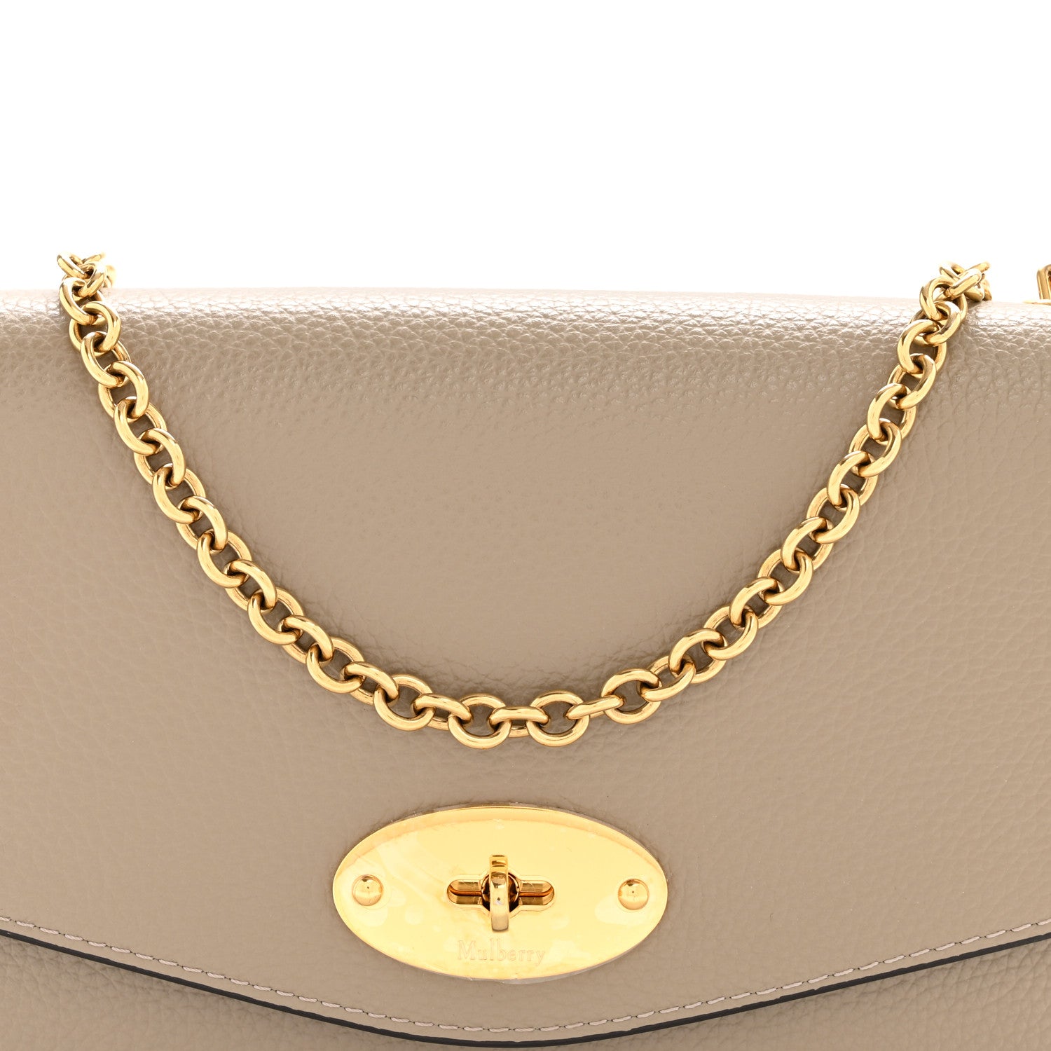Mulberry Small Classic Grain Calfskin Small Darley Clay 7 of 10