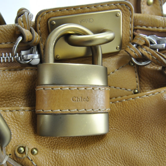 Chloe Leather Paddington Satchel Tan 6 of 9