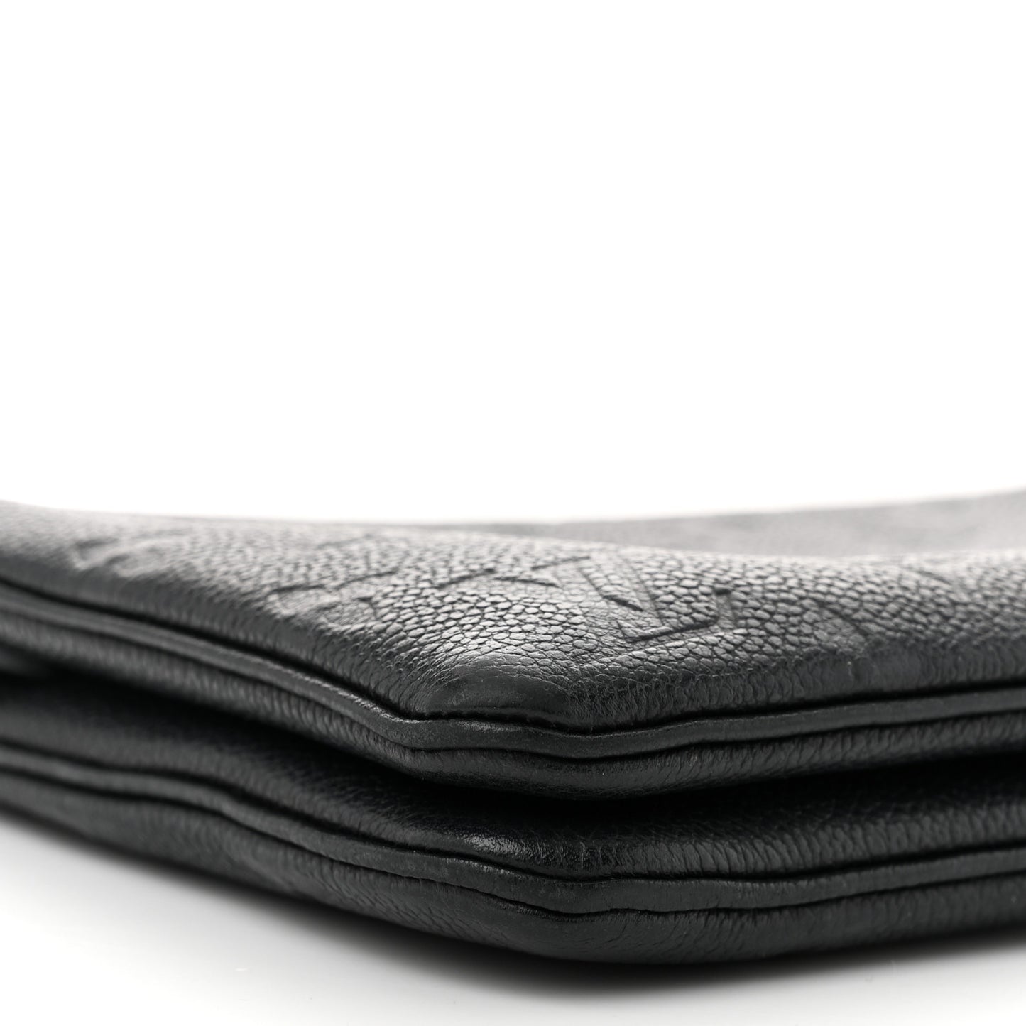 Empreinte Double Zip Pochette Black